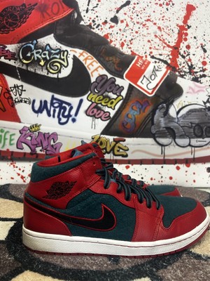 Size 11 - Air Jordan 1 Mid Gym Red Dark Sea | eBay