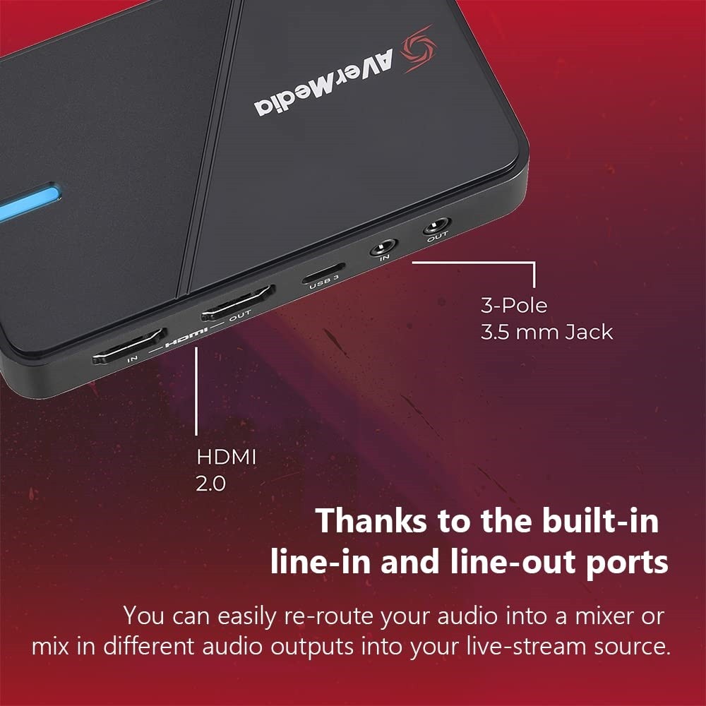 AVerMedia Live Gamer EXTREME 3 Plug and Play 4K Capture Card