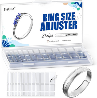 ELETIUO Invisible Ring Size Adjuster for Loose Rings,6 Sheets-234 Pcs Transparen