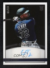 2022 Panini Chronicles Studio Black Signatures 3/99 Curtis Terry Auto 0cv