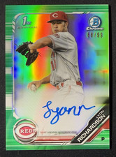2019 Bowman - Chrome Prospect Autographs Lyon Richardson #CPA-LR Green Refractor