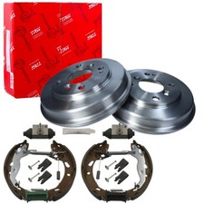 TRW Bremstrommel Bremsbacken + Rep-Satz Hinten für FORD FIESTA VI CB1