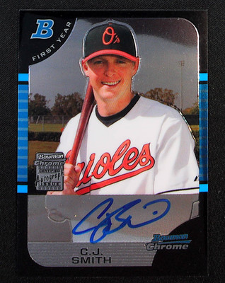 2005 Bowman Chrome - First Year Autograph C.J. Smith #351