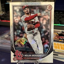 Nolan Arenado Retro Logo Foil SSP 2025 Bowman...