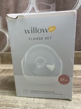 NEW SEALED Willow Go Flange Set 27mm Breast Pump Accessories