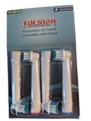 1 Packung ( 4 Bürsten) Aufsteckbürsten für Oral B Neu   S o n d e r p r e i s