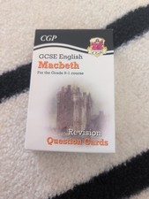 GCSE English Shakespeare - Macbeth Revision Question Cards