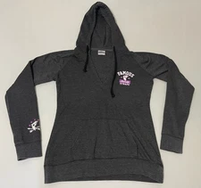 Famous Stars And Straps Black And Pink V Neck Y2K Hoodie Skater Grunge Street M