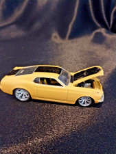 Foose Design 1970 Ford Mustang Yellowblack Diecast 164 Scale