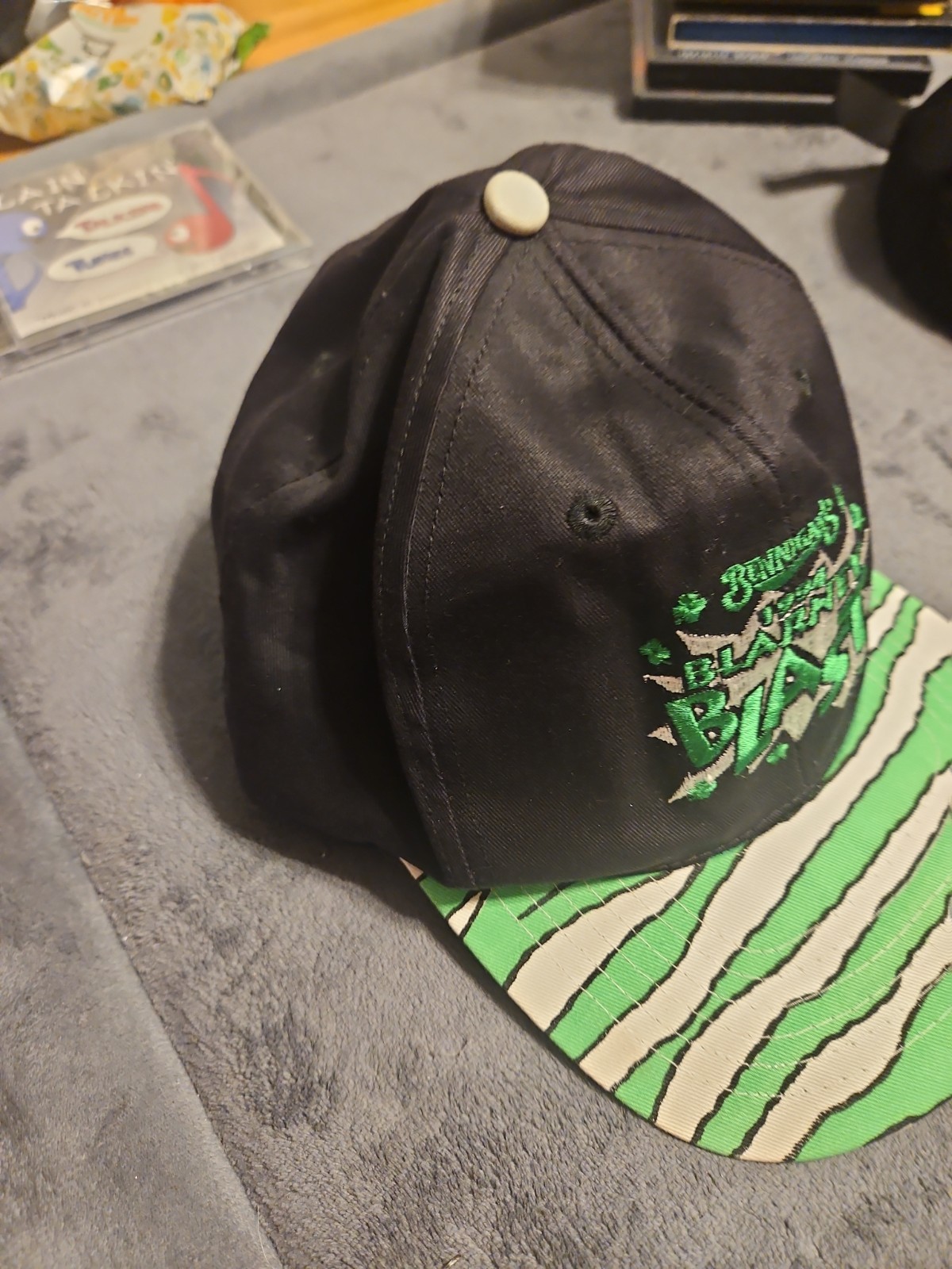 VTG Bennigan’s Blarney Blast Hat Snapback St Patrick’s Day Irish Pub Green Cap image 4