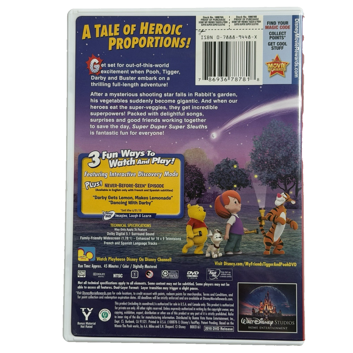 My Friends Tigger and Pooh: Super Duper Super Sleuths (DVD, 2010