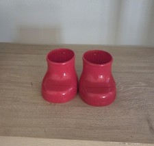 Build A Bear Workshop Rubber Boots Red Rain Booties Paw Shoes NO TAGS