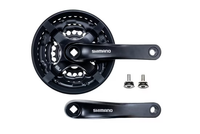 Shimano Fahrrad Kurbel Garnitur FC-TY501 170Mm Vierkant 42-34-24 ZäHne Tourney