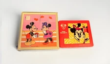 Rare Discontinued Disney Slide Puzzle Retro Apollo Sha/Tokyo Disney Land Set