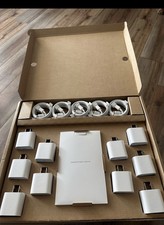 90x OEM Apple 20W USB-C Adapter Charger Type C A2305 W/ USB-C To Lightning Cable