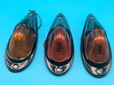 3 Vintage Kd 517 Cab Marker Clearance Lights