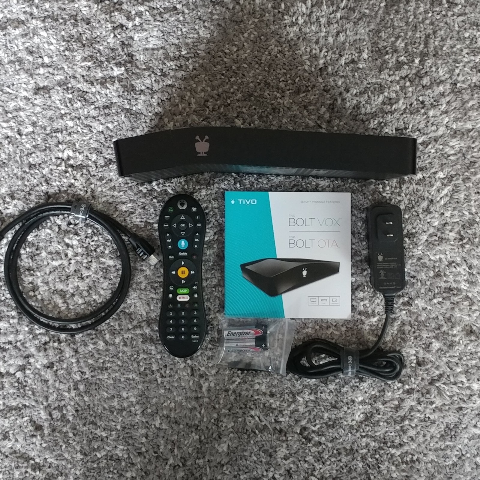 TiVo BOLT OTA VOX for ANTENNA ~ LIFETIME SERVICE ~ 3TB HDD ~ 477 Hours HD ~ TE4