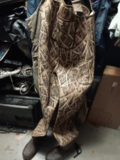 Ducks Unlimited 800 Gram Thinsulate Chest Waders Camo Bibs Size 12 (25-1760)