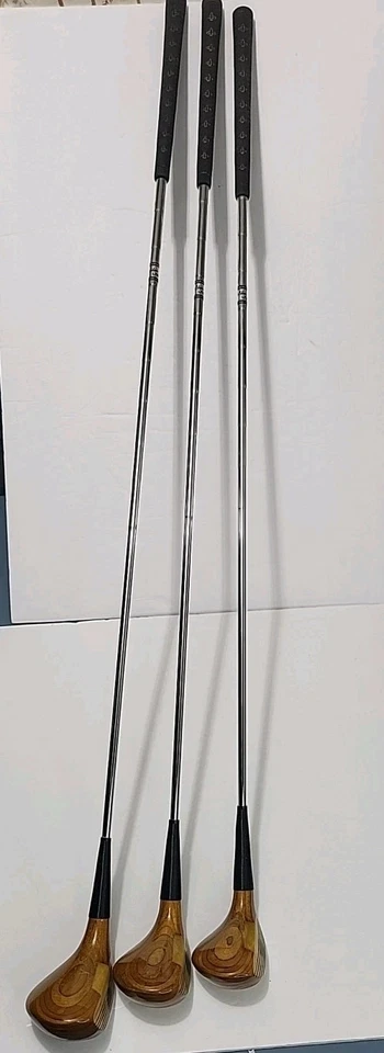 Vintage Ram Golden Girl Lite Wood Set 1,3,5 Woods, RH Stainless Steel Shaft  - Image 2 of 4