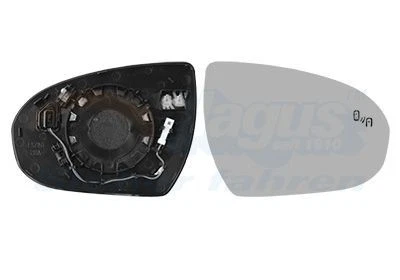 VAN WEZEL Spiegelglas Außenspiegel Rechts für HYUNDAI Tucson (TL, TLE) Konvex