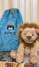 NEW Jellycat Fuddlewuddle Lion Pillow Christmas  Plush DOLL Tags + Dust Bag 31CM