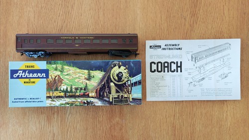 Athearn 5841 Modelleisenbahn Bausatz - N&W Coach #537 - zusammengebaut Spur HO | Condition: Used