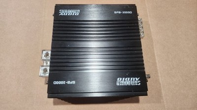 Sundown Audio SFB-2000D 2000W RMS MonoAmplifier FACTORY REFURBISHED WARRANY
