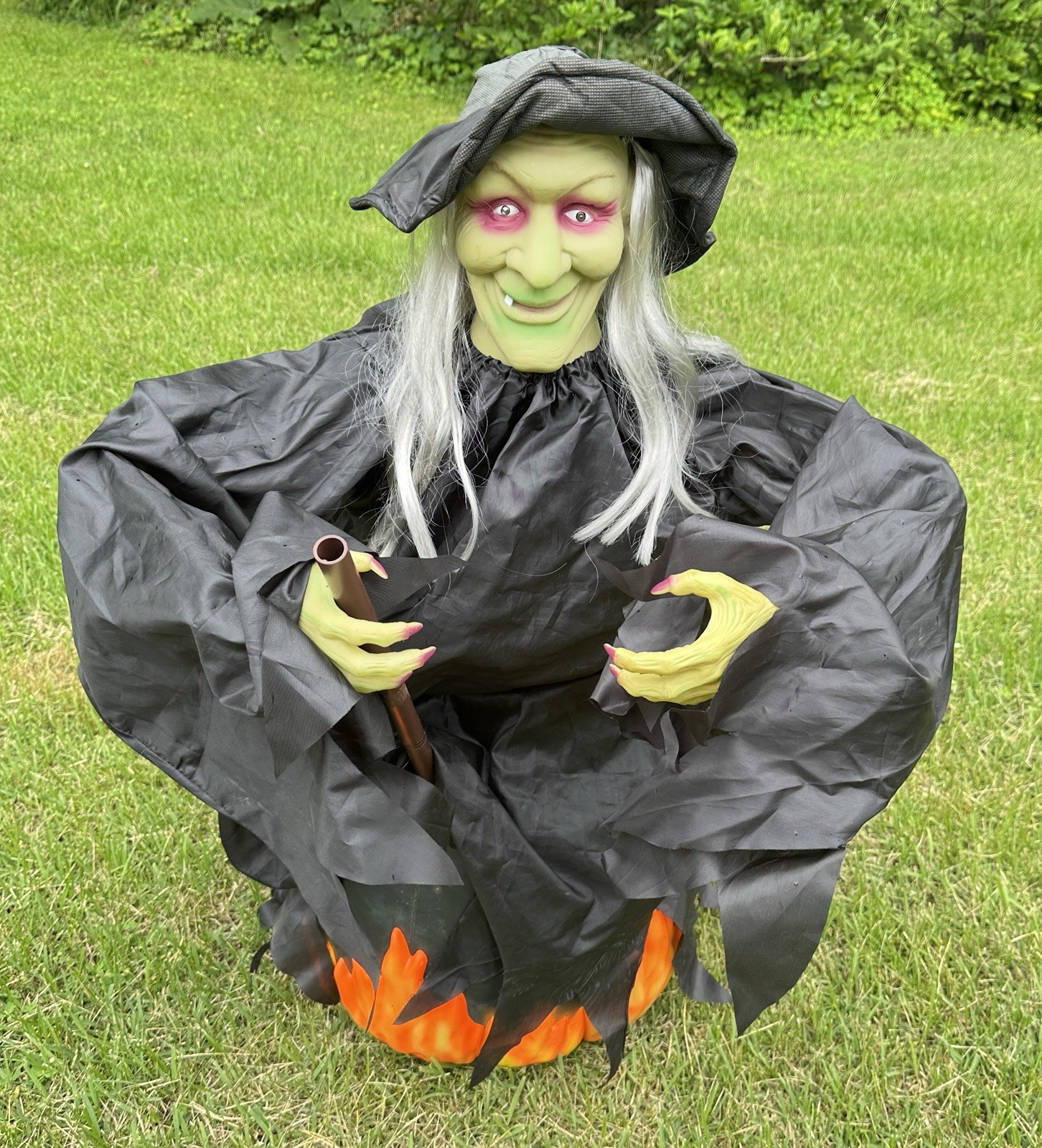 Tekky Toys Witch's Brew Animated Halloween Prop W/Sound Working See Video!!