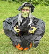 Tekky Toys Witch's Brew Animated Halloween Prop W/Sound Working See Video!!