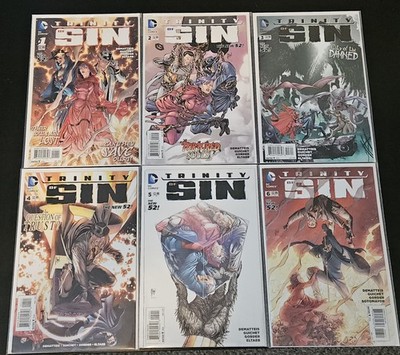 Trinity of Sin #1-6 Complete Set 1 2 3 4 5 6 DC Comics 2014-2015 ~ VF/NM 