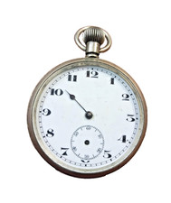 Antique Unbranded Gents Pocket Watch 1920s WORKING