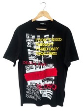Image of Mens Dsquared2 T-Shirt Short Sleeve Crew Neck Regular Fit Jersey Graphic XL