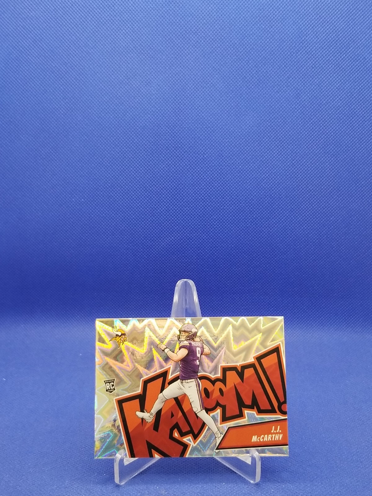 JJ McCarthy 2024 Panini Absolute Kaboom RC #13 Vikings SSP