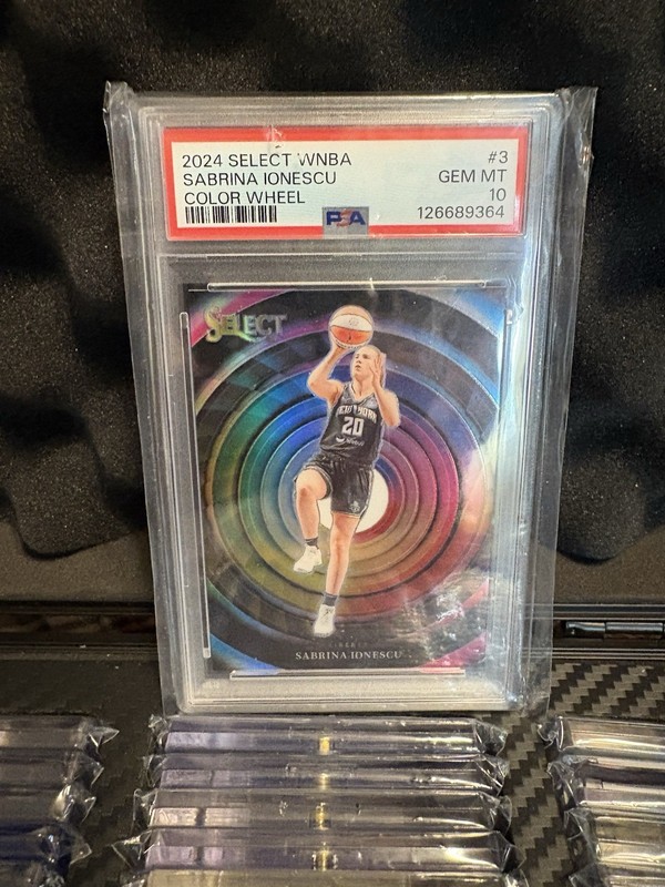 2024 Select WNBA Color Wheel Sabrina Ionescu PSA 10
