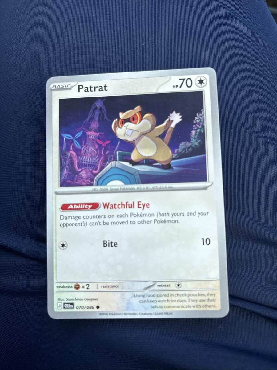 patrat pokemon card Patrat Pokémon TCG Cards for sale