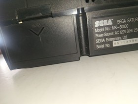 Sega Saturn MK-80000 Video Game Console Bundle with 2 Controllers Black Model 2