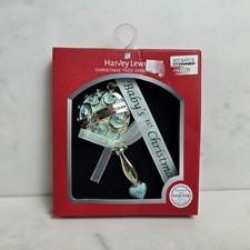 NEW Harvey Lewis 2015 Baby's First Christmas Ornament with SWAROVSKI CRYSTALS