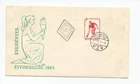 New ListingFDC 1964 Olympics in Hungary; 1ft stamp promoting bowling; cachet torch holding