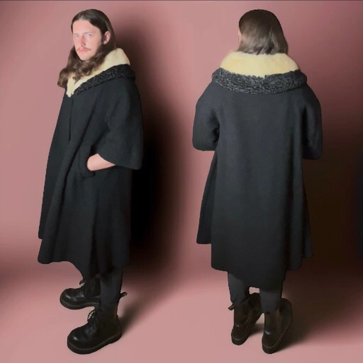 Goth Fur Vintage Coats, Jackets & Vests for Women for sale | eBay