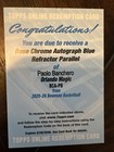 2025 Topps Signature Paolo Banchero Blue (RAW)
