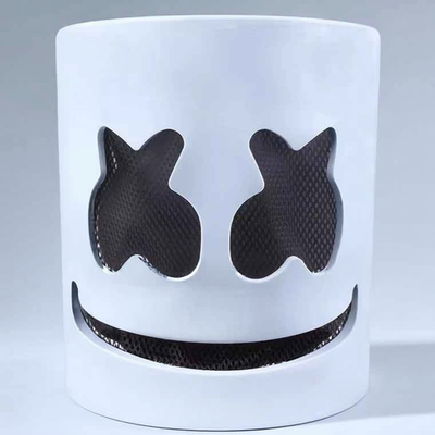 Marshmello Dj Mask Full Head Halloween Cosplay LED Helmet Masks