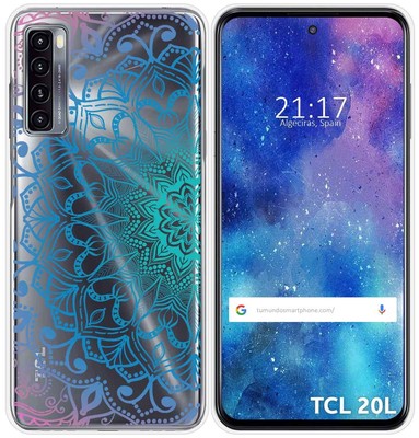 Hülle Gel Transparent für Tcl 20l/20l + Design Mandala Muster