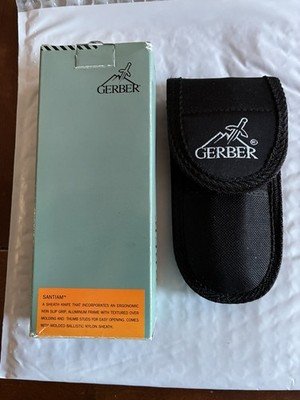 Premium. Gerber Santiam 01027 Serrated Folding Knife NIB
