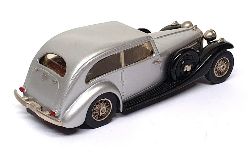Motorkits Minimarque 43 escala 1/43 ABS2 - 1934 Jaguar SS1 Airline - plateado/negro Foto 2 de 4