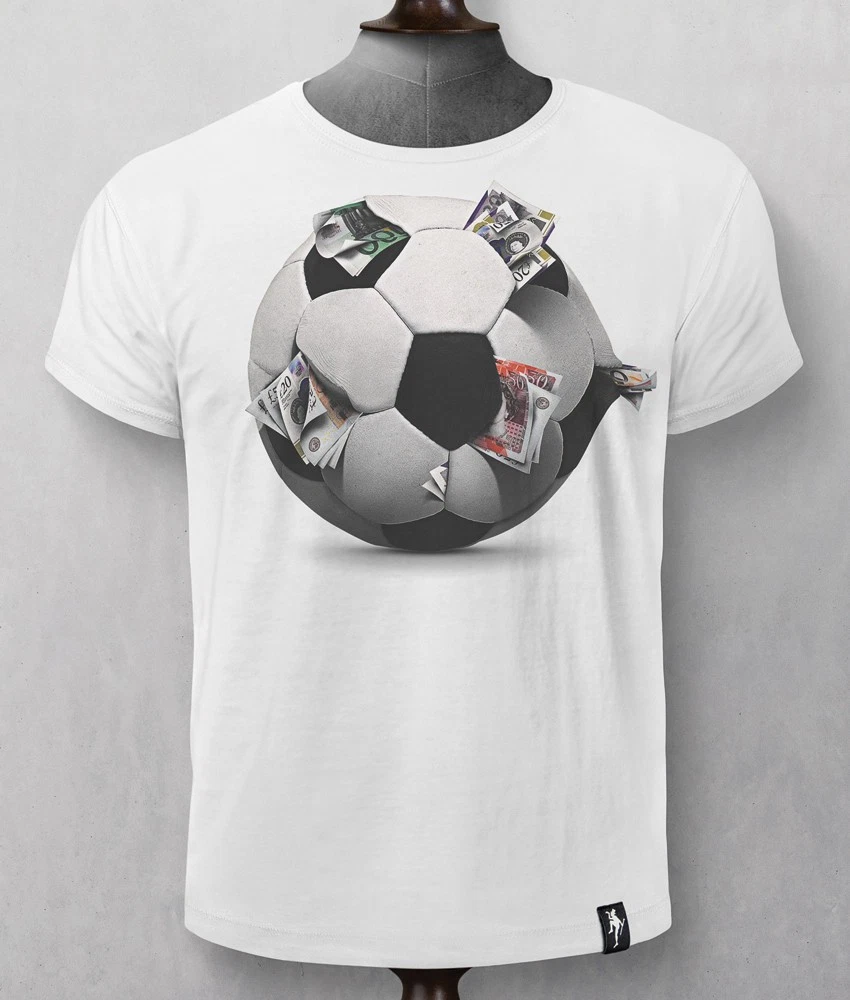 Dirty Velvet Clothing - 100% Organic Cotton ‘Moneyball' T-shirt (XXL ONLY)