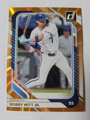 2026 Donruss Baseball Bobby Witt Jr. #67 Optic Orange Laser 107/299 Royals. H19