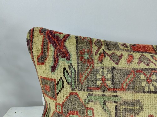 Cuscino Lombare 12x40 Kilim – Tappeto Turco Copricuscino Panca Lunga Decorazione Divano - Foto 5 di 15