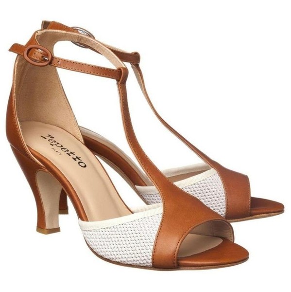 Women Repetto Heels Beige Leather 40