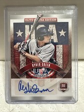 2015 Panini Elite  USA Baseball 15U Signatures /49 Ryder Green Auto Yankees