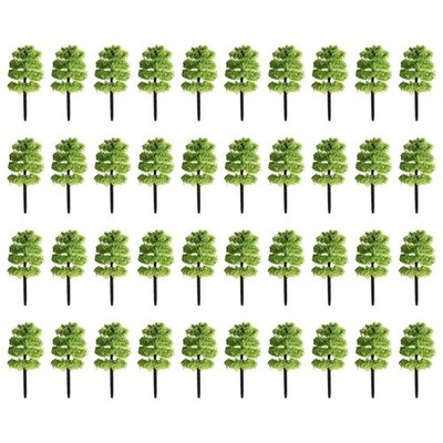 40pcs Tree Model HO OO Scale Wargame Architecture Train Railway Scenery Layout